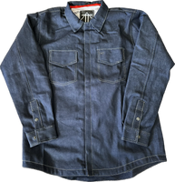 Denim Jacket with American Flag