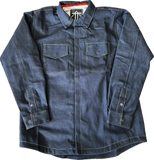 Denim Jacket with American Flag