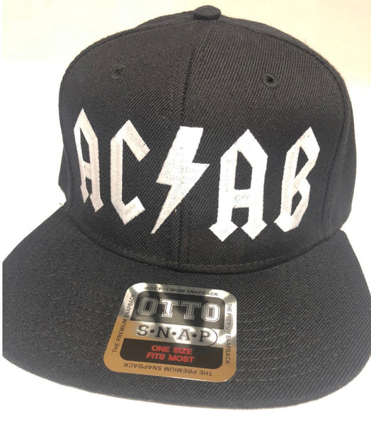Black ACAB Snapback