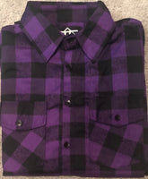 Purple & Black Flannel