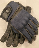 Blue Hybrid Riding Gloves
