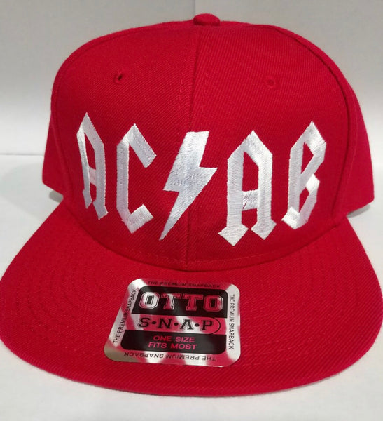 Red ACAB Snapback