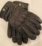 Black Hybrid Gloves