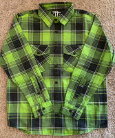 Lime Plaid Outlaw Flannel