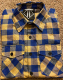 Blue & Khaki