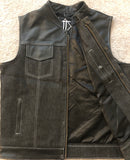 Black Denim and Leather Hybrid