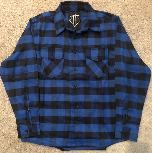 Blue and Black Outlaw Flannel