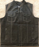 Black Denim and Leather Hybrid